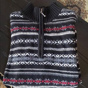3/4 Zip Sweater. SMALL
